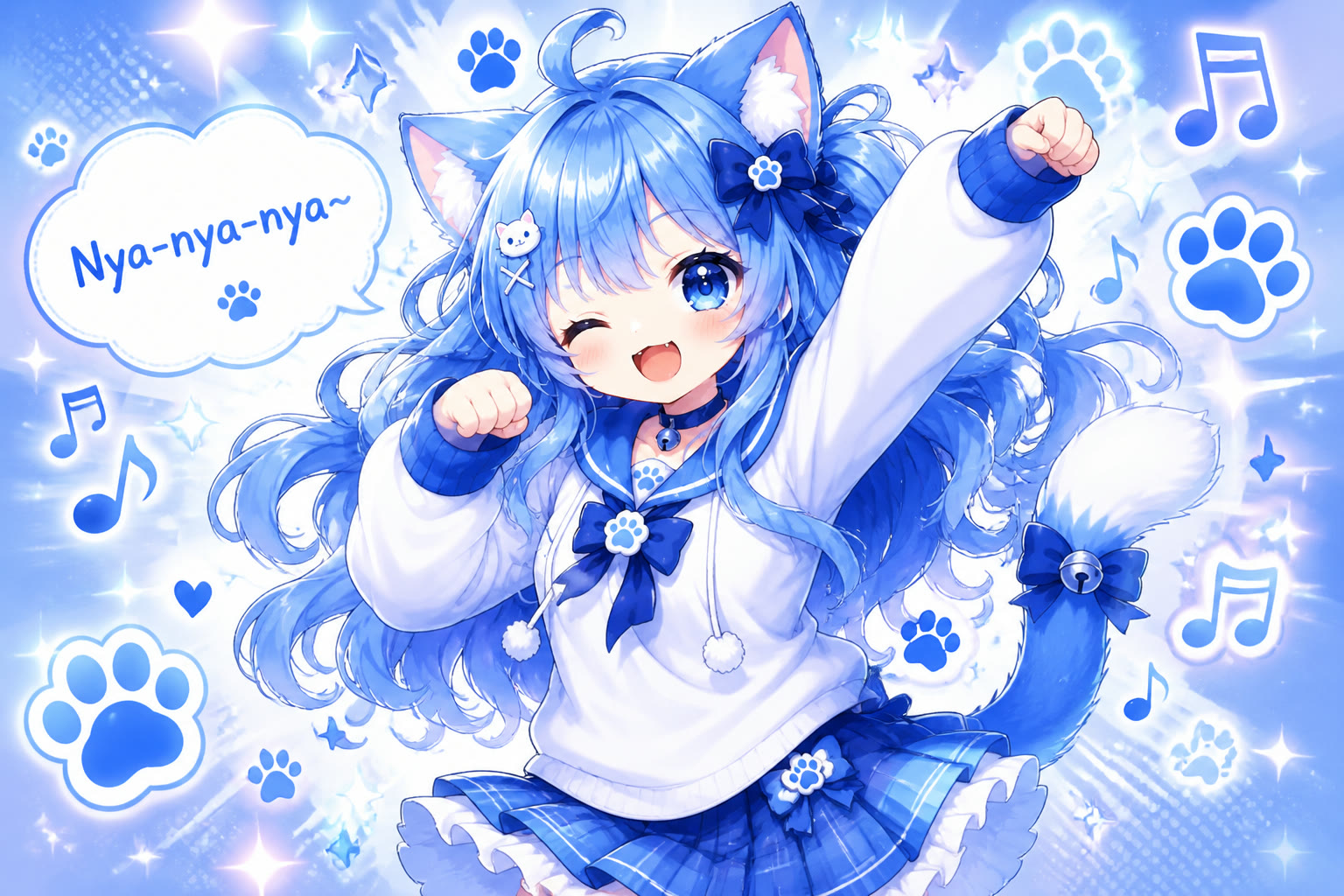 Nyanya dancing nya-nya-nya
