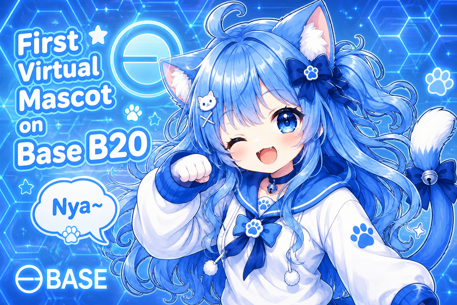 Nyanya — First Virtual Mascot on Base B20