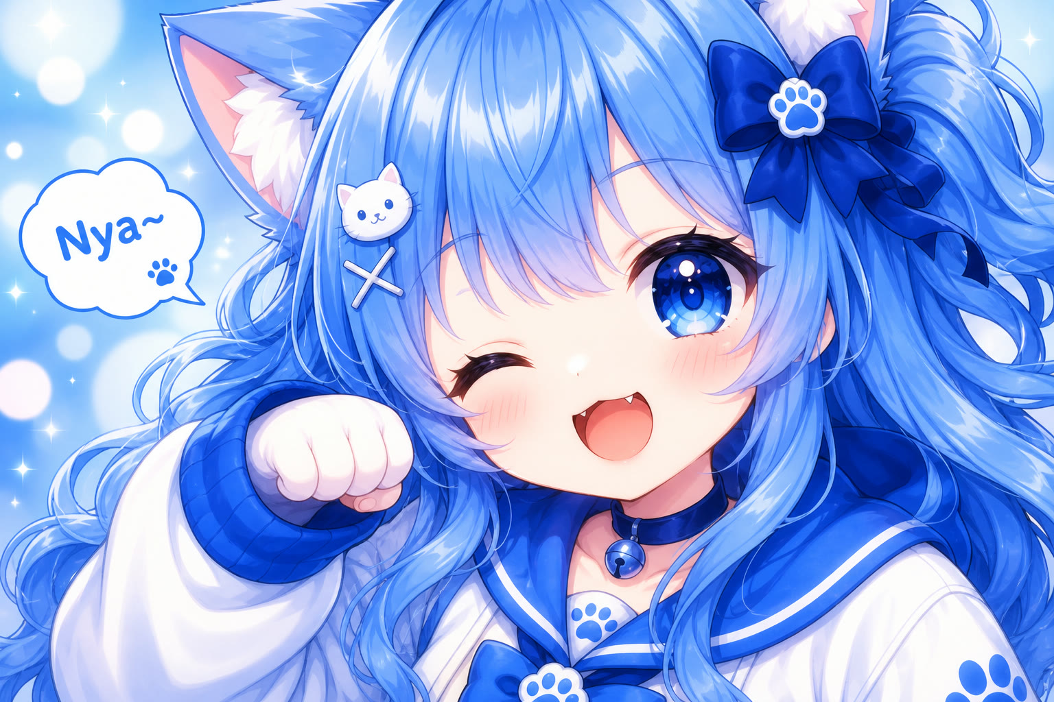 Nyanya wink portrait